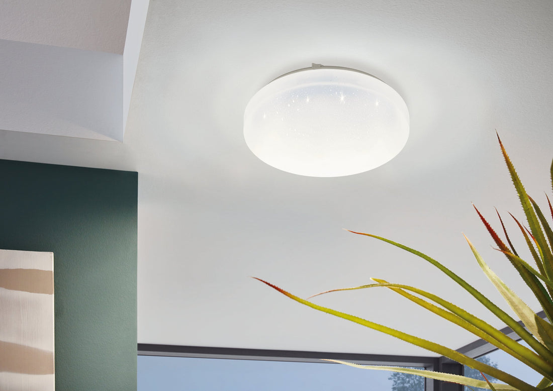 Luminaire plafonnier | Frania Blanc Ø 28 cm