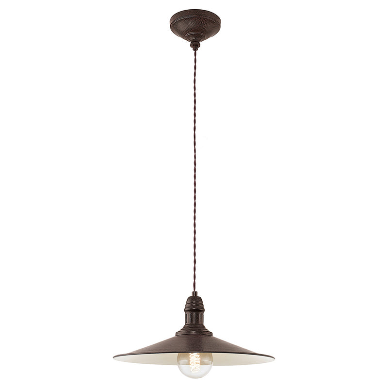 Suspension Stockbury marron et beige