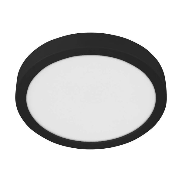 Plafonnier Fueva 5 noir et blanc, Ø 28,5 cm (30761)