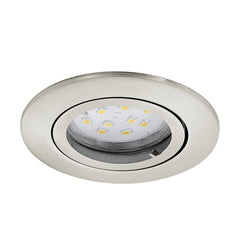 Spot encastrable Tedo nickel satiné (31689)