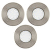 Luminaire extérieur Lamedo inox et blanc (32337)