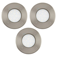 Luminaire extérieur Lamedo inox et blanc (32337)