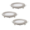 Spot encastrable Fueva-c nickel satiné
