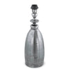 Lampe à poser Sawtry nickel, H 48 cm