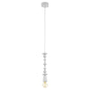 Suspension Avoltri bois et blanche (49371)