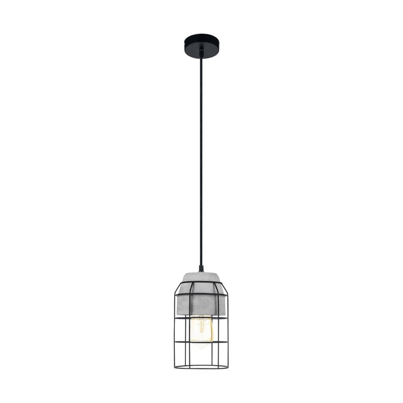 Suspension Consett noire et grise