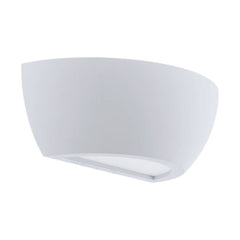 Applique murale Tiberio blanche, L 11 cm