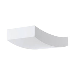 Applique murale Tiberio blanche, L 16 cm
