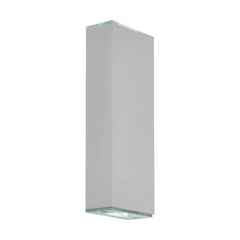 Applique murale Abida-pro argentée et blanche (63698)