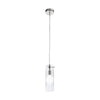 Suspension Caporosso nickel et blanche mat (64149)