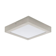 Plafonnier Fueva 1 PRO nickel et blanc mat (64721)