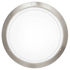 Plafonnier Planet 1 nickel satiné