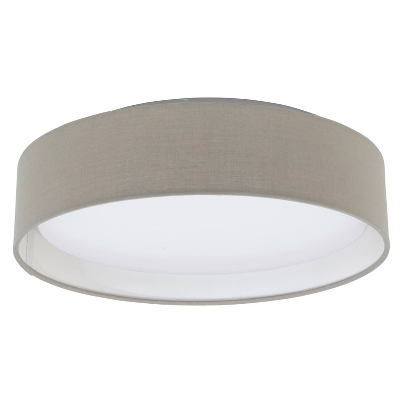 Plafonnier Pasteri taupe, tissu