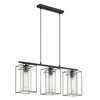 Suspension Loncino noire, verre (49496)