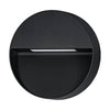 Applique extérieure Maruggio noire, Ø 15 cm