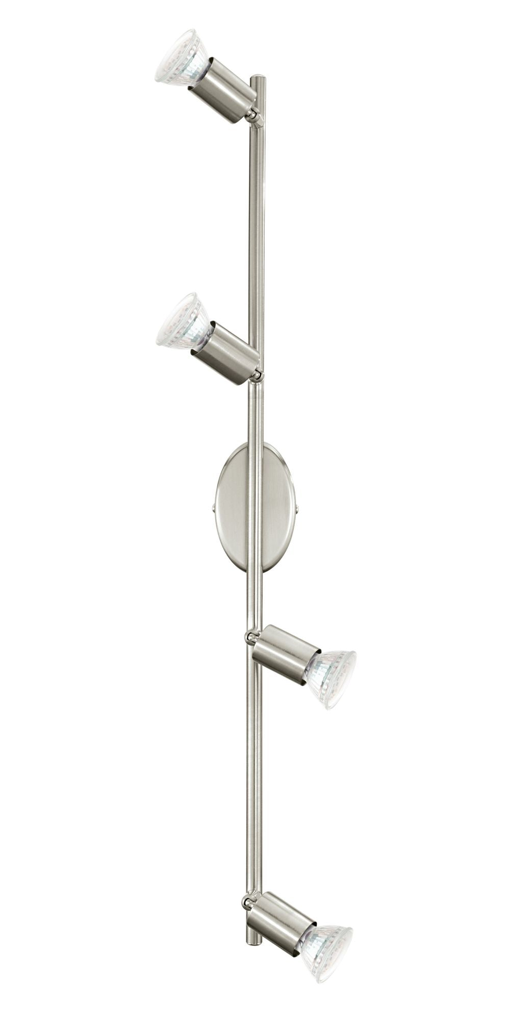 Spot Buzz nickel satiné, L 68,5 cm