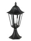 Lampadaire extérieur Navedo noir et argenté, Ø 23 cm (93462)