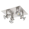 Spot Tukon 3 nickel satiné, H 26 cm