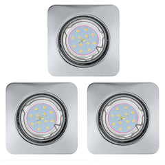 Spot encastrable Peneto chromé, L 8,7 cm (94267)