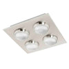 Plafonnier LED | Lombes Nickel