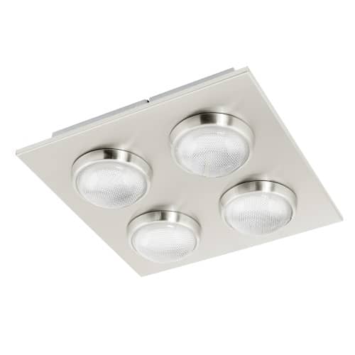 Plafonnier LED | Lombes Nickel