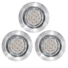 Spot encastrable Peneto chromé, Ø 8,7 cm
