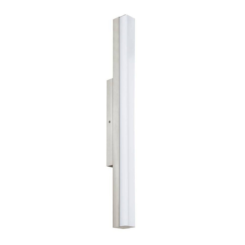 Plafonnier Torretta nickel et blanc mat