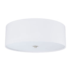 Plafonnier Pasteri 3 lumières blanc, verre