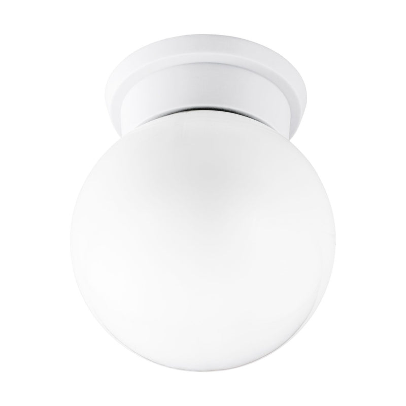 Plafonnier Durelo blanc, verre