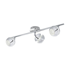 Spot Nocito 1 chromé et blanc, L 58,5 cm