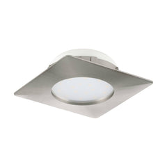 Spot encastrable Pineda nickel, L 10,2 cm