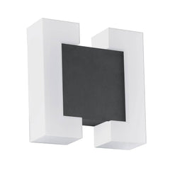 Applique extérieure Sitia anthracite et blanche