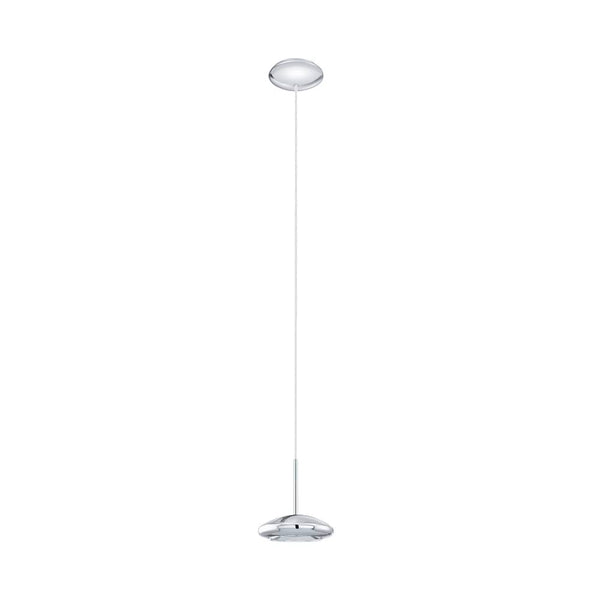 Suspension Tarugo 1 chromée et blanche