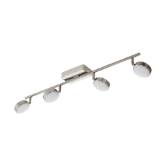 Spot Corropoli-c nickel satiné, L 77 cm