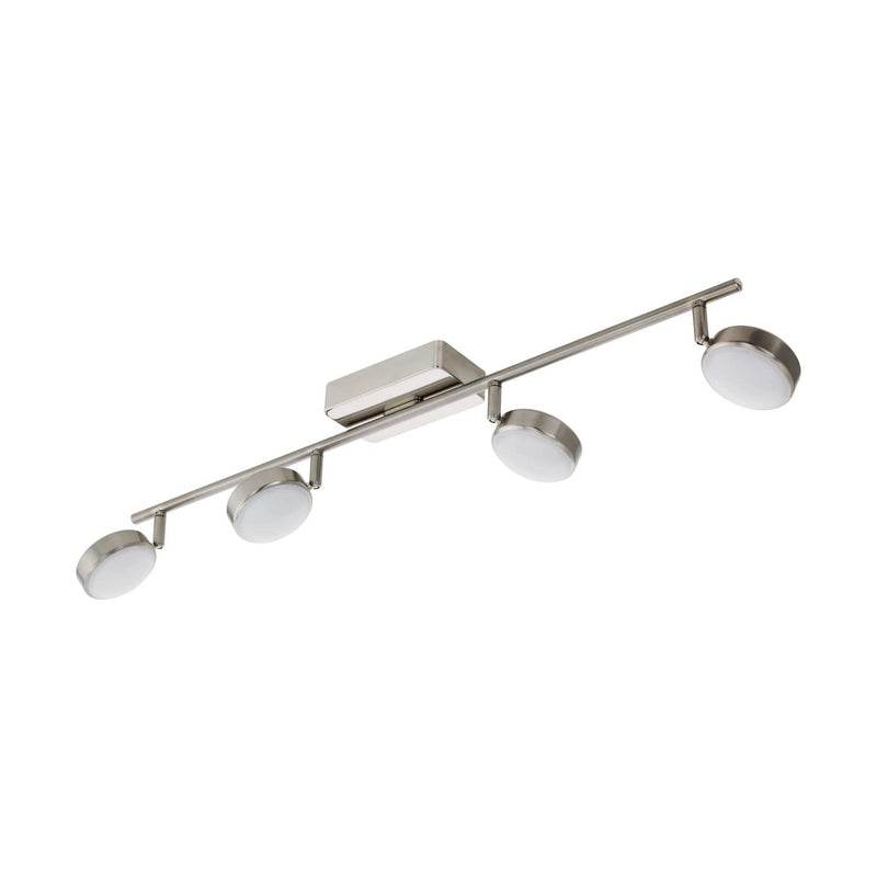 Spot Corropoli-c nickel satiné, L 77 cm