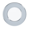 Spot encastrable Fueva 5 chromé et blanc, Ø 8,6 cm (99204)