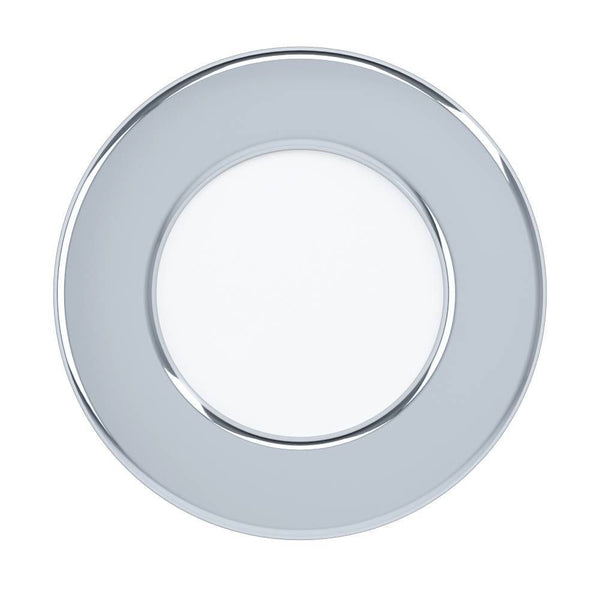 Spot encastrable Fueva 5 chromé et blanc, Ø 8,6 cm (99208)