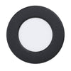 Spot encastrable Fueva 5 noir et blanc, Ø 8,6 cm (99211)