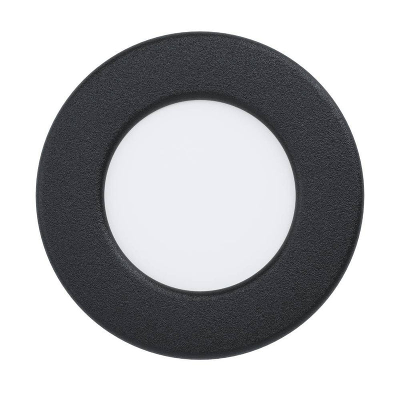 Spot encastrable Fueva 5 noir et blanc, Ø 8,6 cm (99213)
