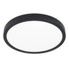 Plafonnier Fueva 5 noir et blanc, Ø 28,5 cm (99267)