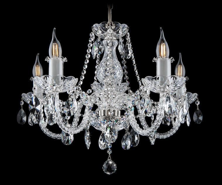 Bohemian crystal chandelier EL100502PB