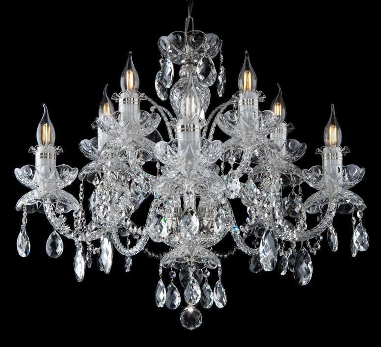 Bohemian crystal chandelier EL1101041PB