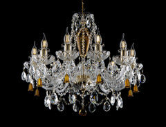 Bohemian crystal chandelier