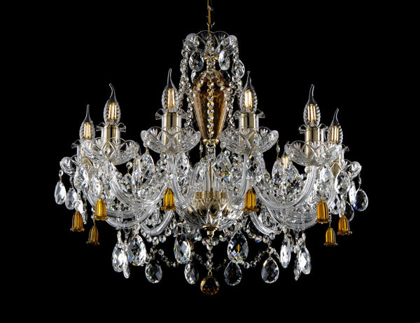 Bohemian crystal chandelier
