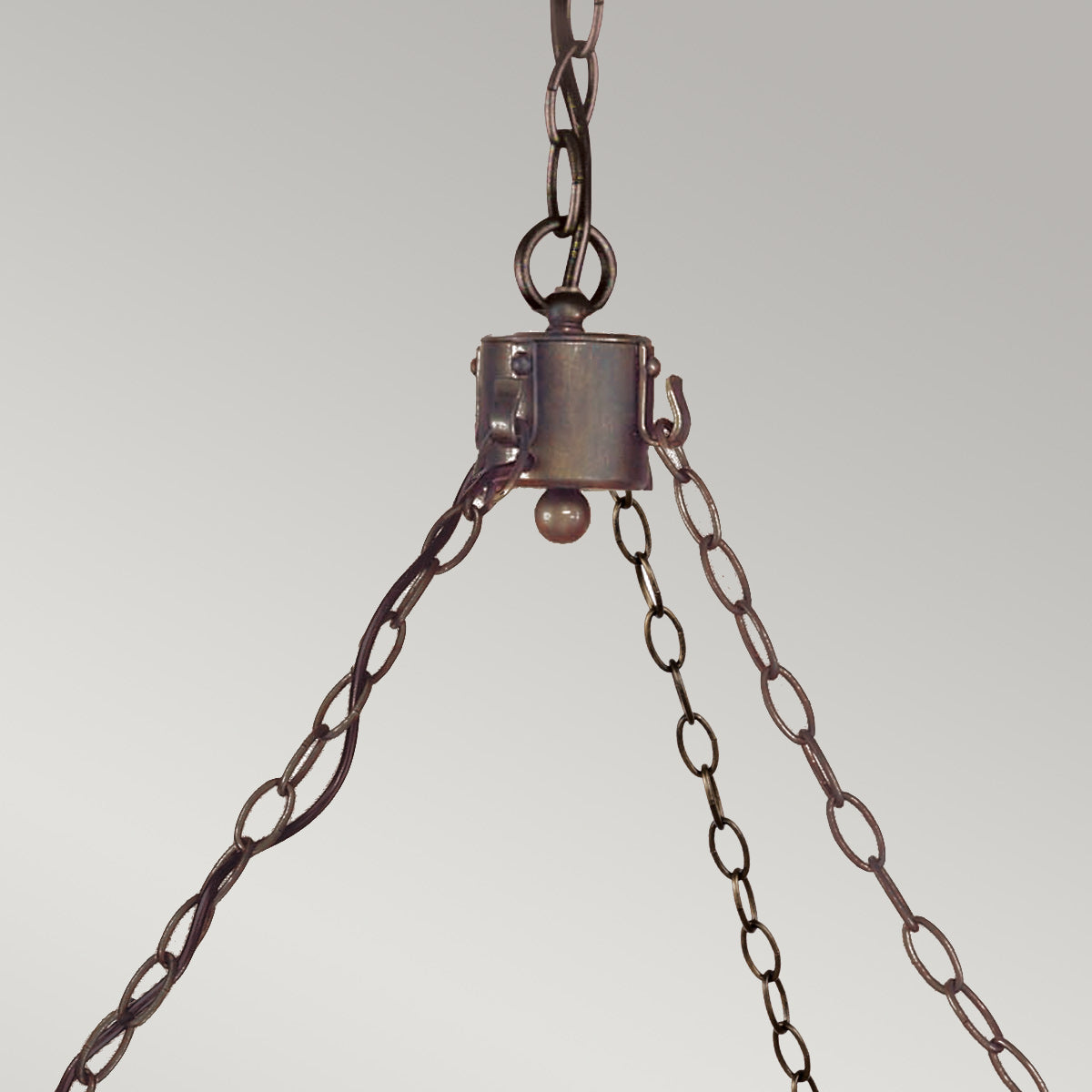 Lustre Cromwell 12 lumières bronze