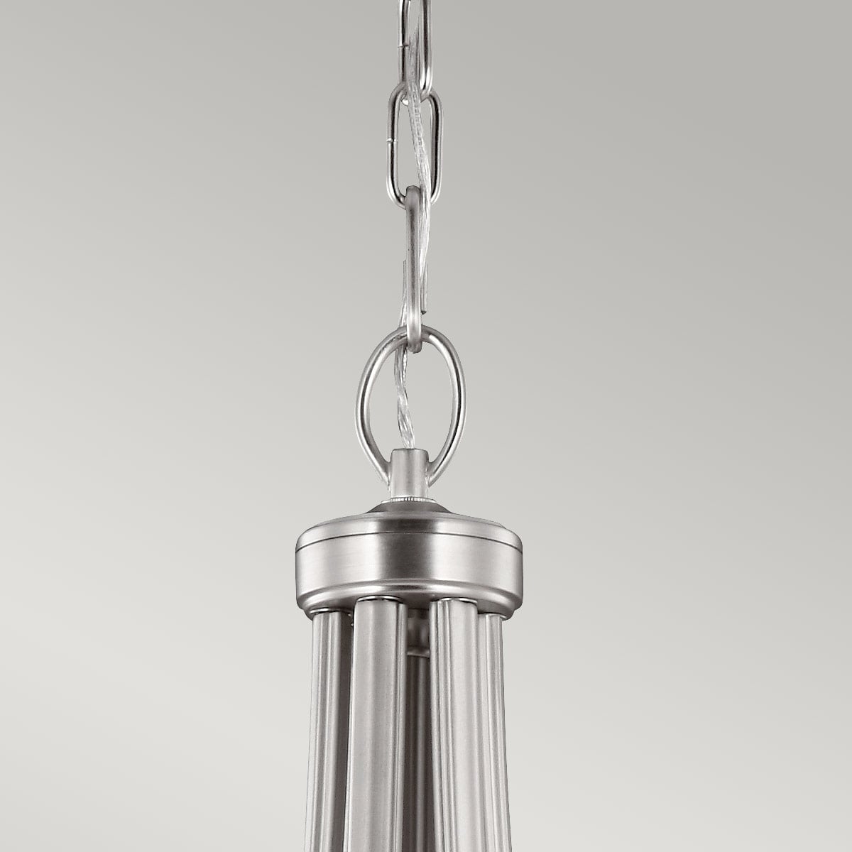 Lustre Vintner 9 lumières nickel, verre