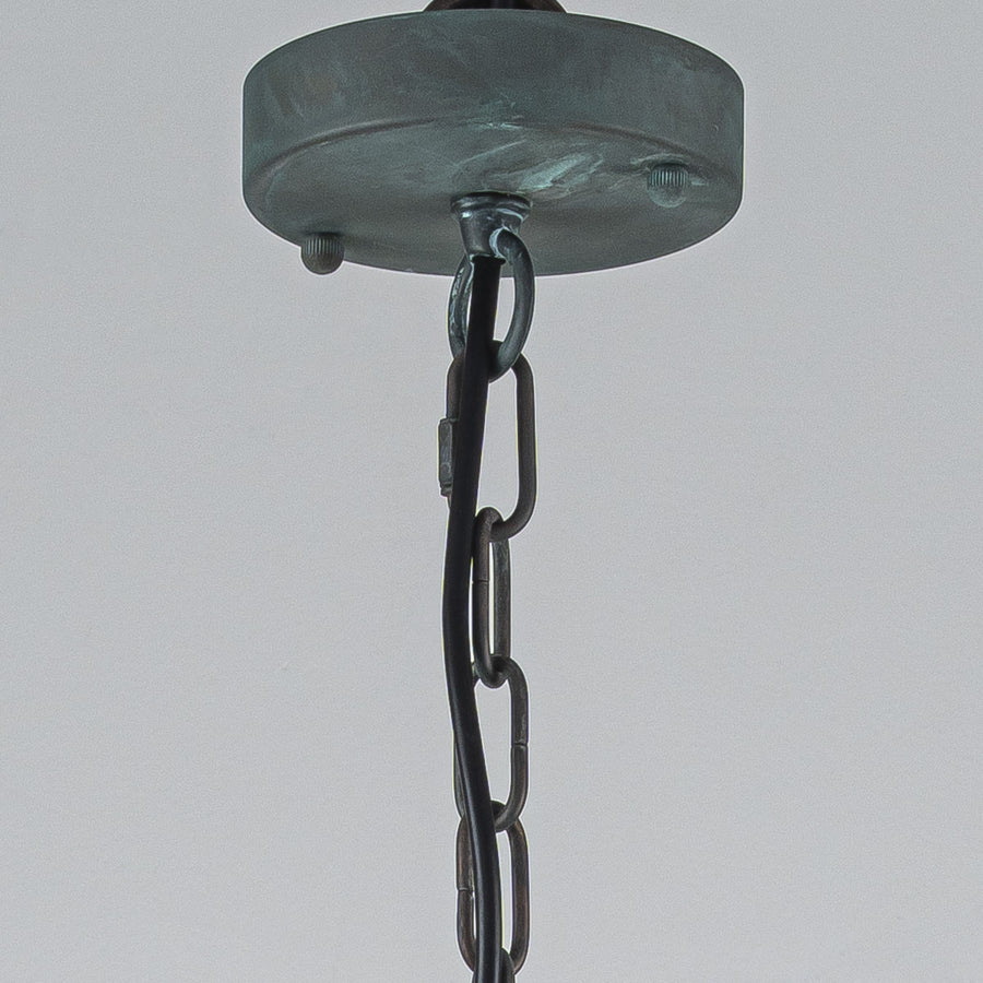 Suspension extérieure Somerton verte, verre