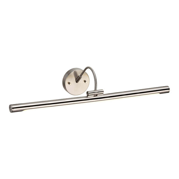 Applique murale Alton nickel satiné, L 67,4 cm
