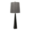 Lampe à poser Ascent noire et grise foncé