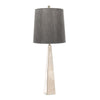 Lampe à poser Ascent nickel poli et grise foncé